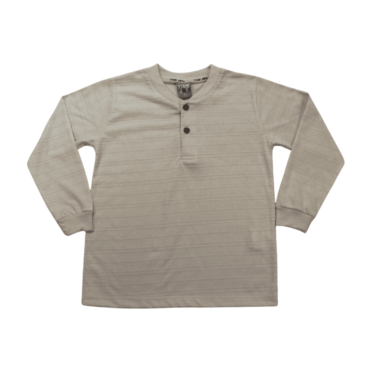 Camiseta Jacquard  Manga Longa com Botões 11851 - Tiny Joy