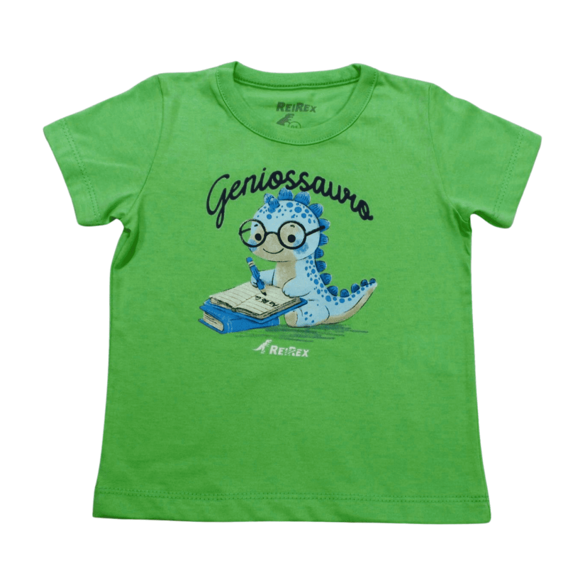 Camiseta Manga Curta Estampa Geniossauro 45482 - Rei Rex