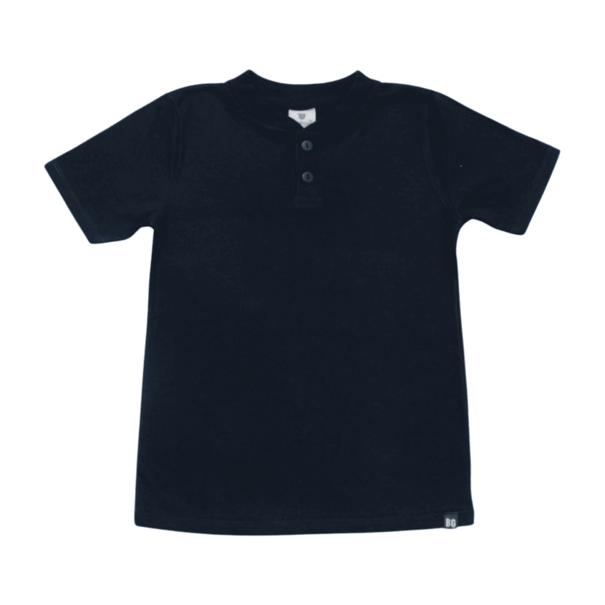 Camiseta Manga Curta Lisa com Botões 8125 – By Gus