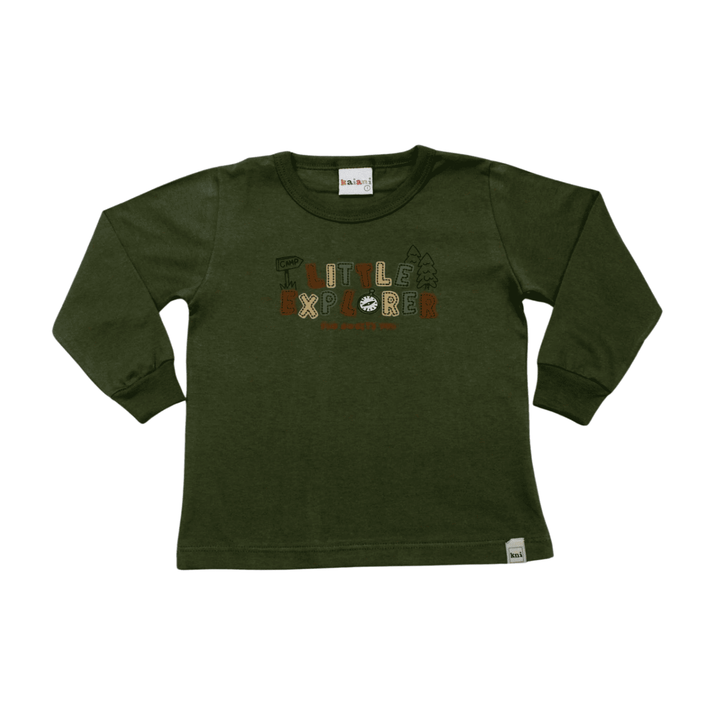 Camiseta Manga Longa Estampa Explore 11717 - Kaiani