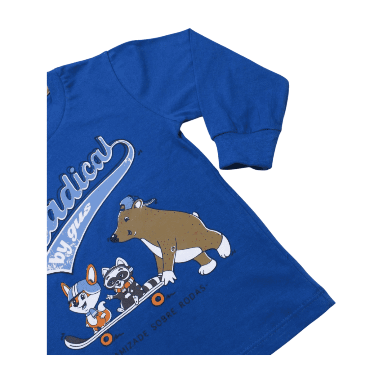 Camiseta Manga Longa Estampa Radical 7075 - By Gus
