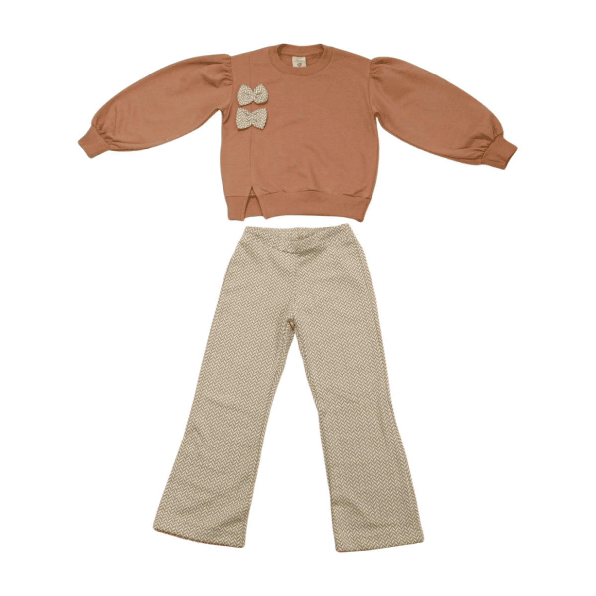 Conjunto Longo Feminino Blusão Laço e Legging 37020 - Angerô