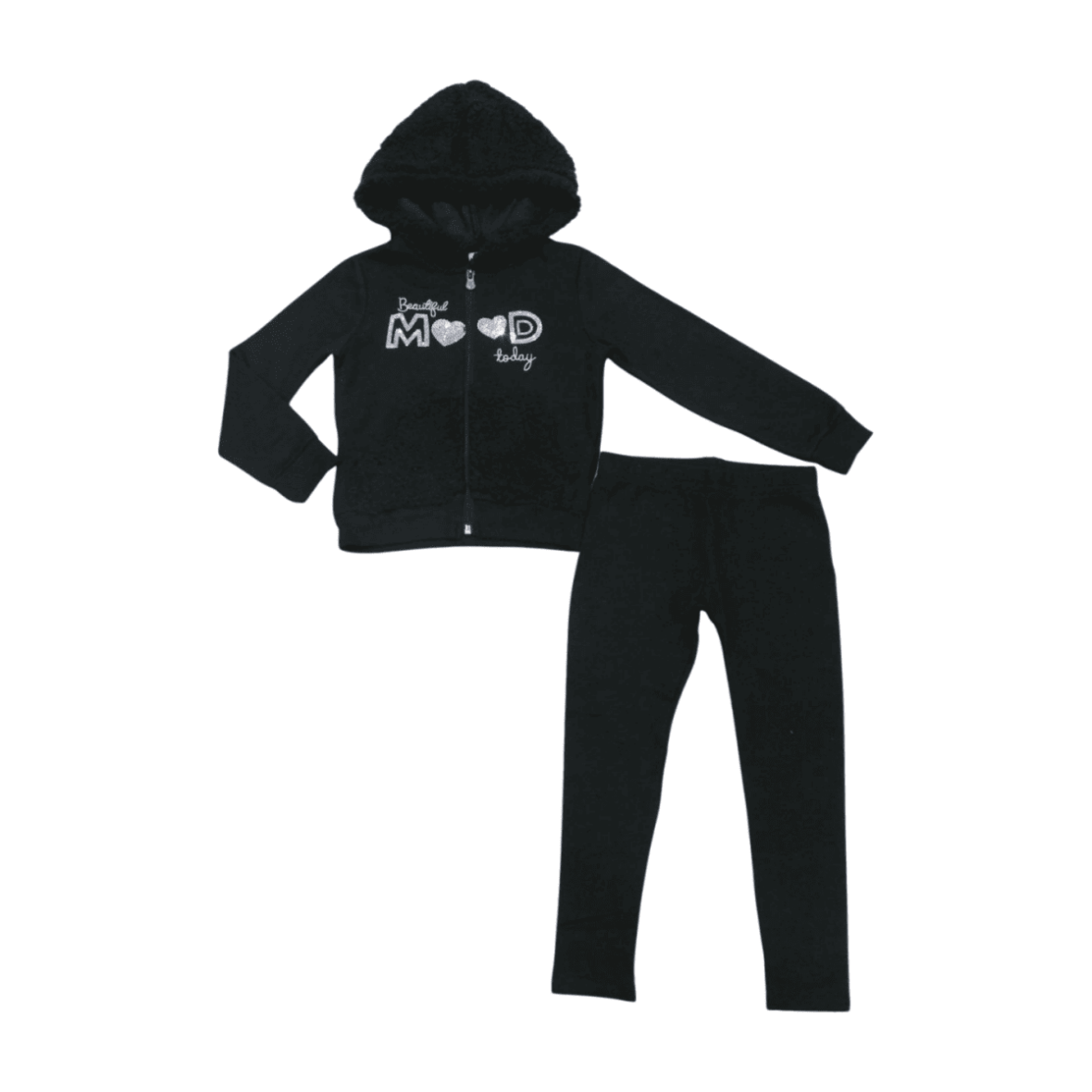 Conjunto Longo Feminino Blusão Mood Paetê e Legging 55407 – Brandili