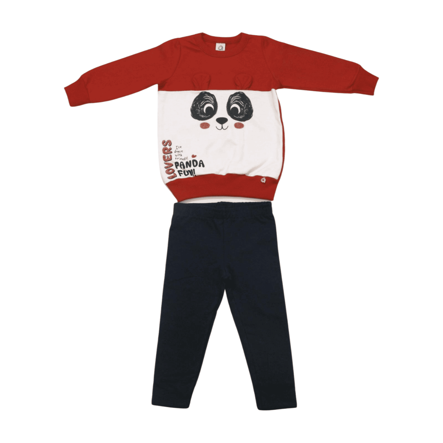 Conjunto Longo Feminino Blusão Panda e Legging 71319 - Alenice