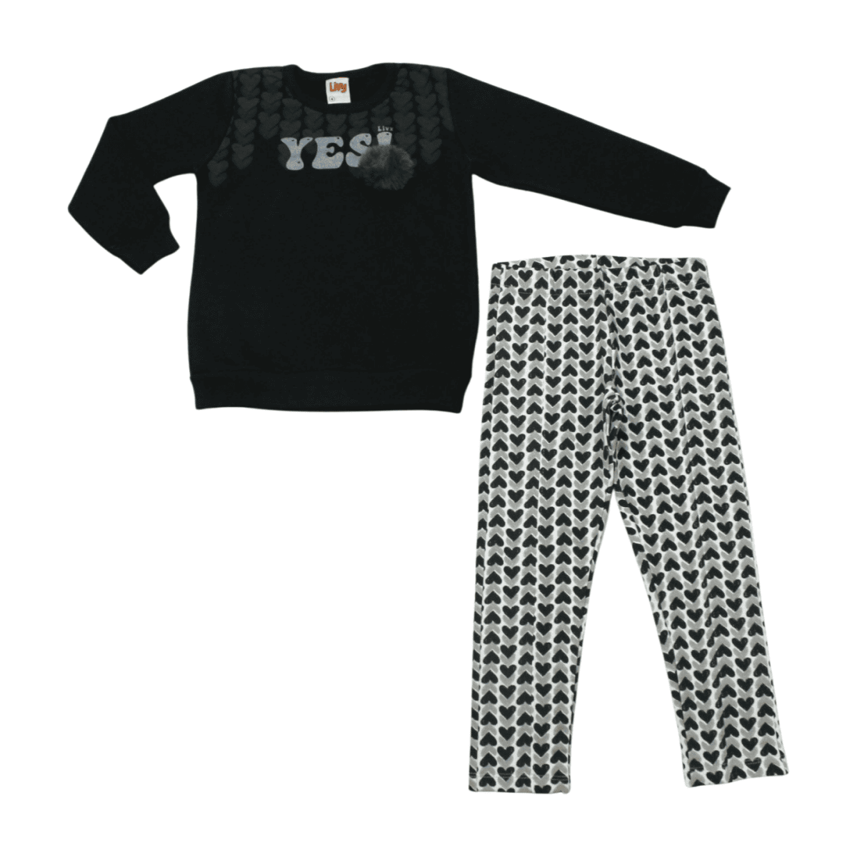 Conjunto Longo Feminino Blusão Yes! e Legging 9031 - Livy