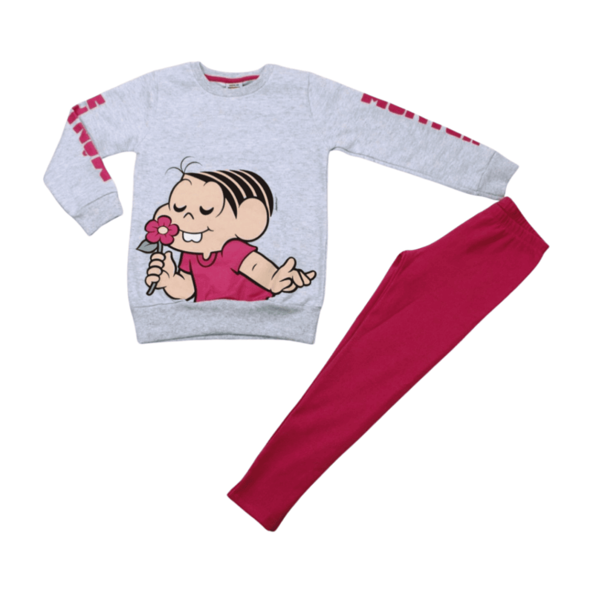 Conjunto Longo Feminino Mônica 7049 – Turma da Mônica