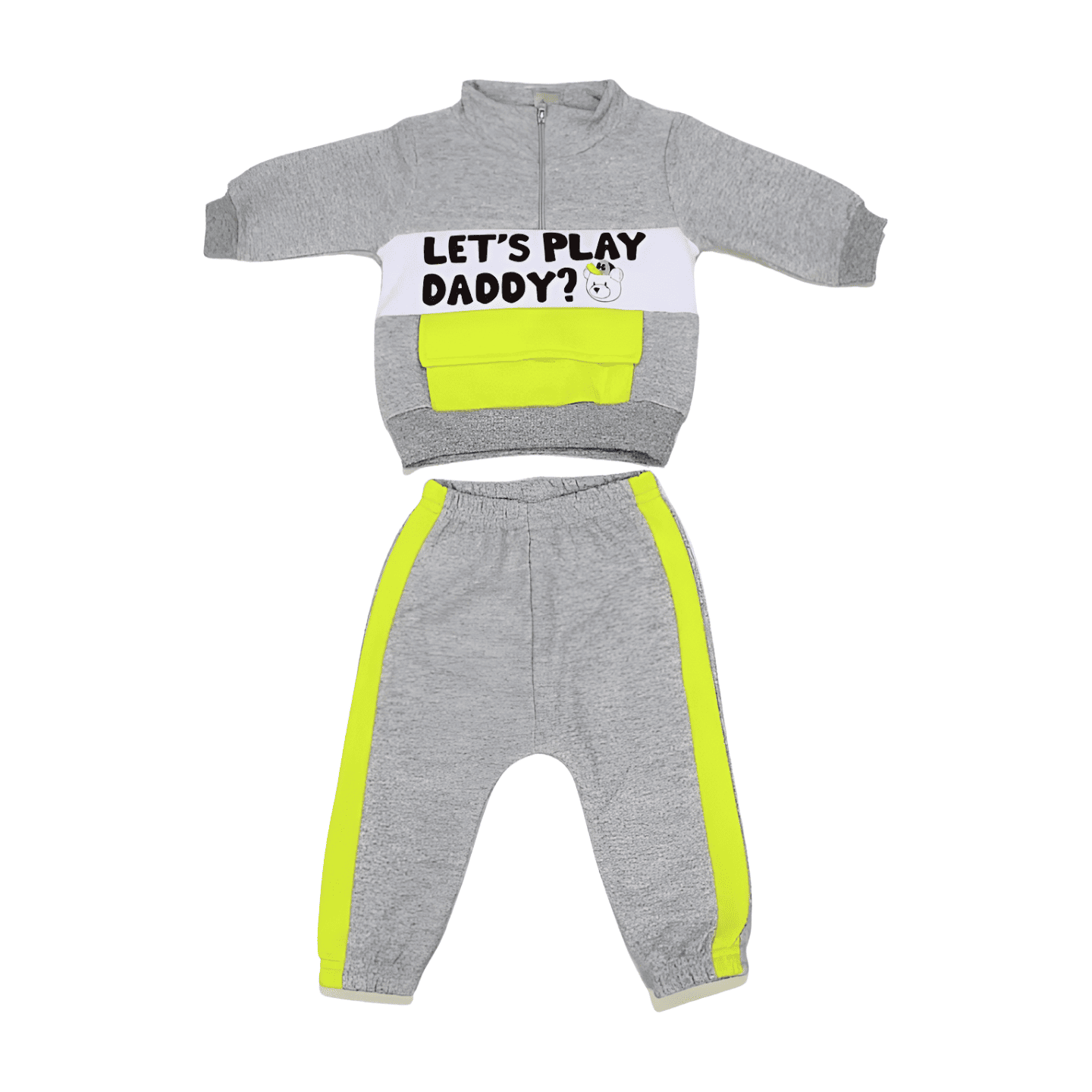 Conjunto Moletom Masculino Blusa com Ziper Estampada Let's Play 6073 - By Gus