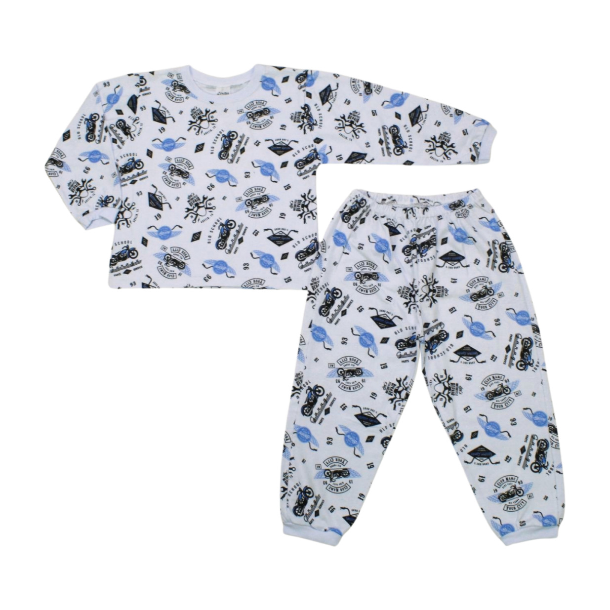 Pijama Longo com Estampas Sortidas 1018 - Liritex