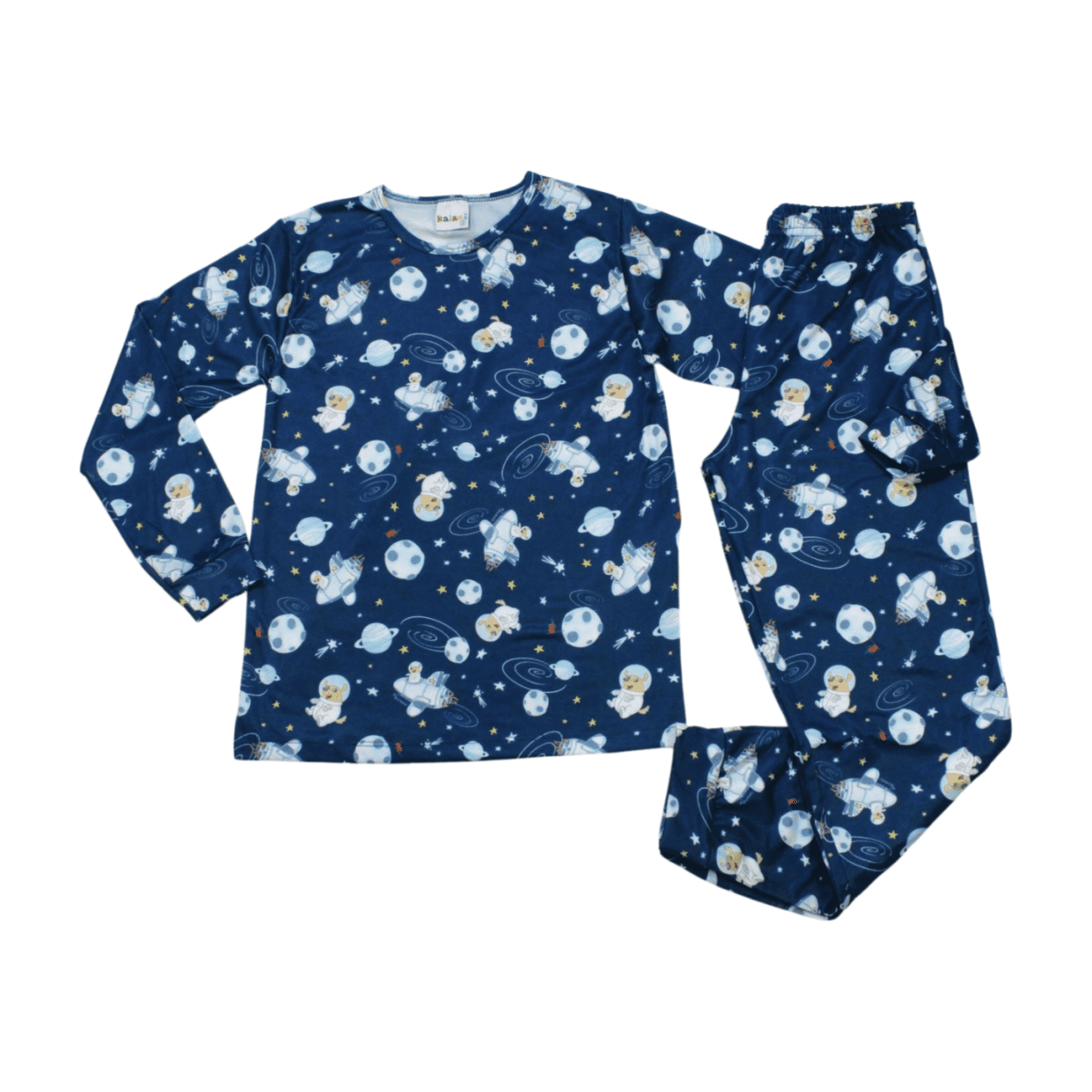 Pijama Longo Térmico Masculino Estampado Planetas 11752 - Kaiani