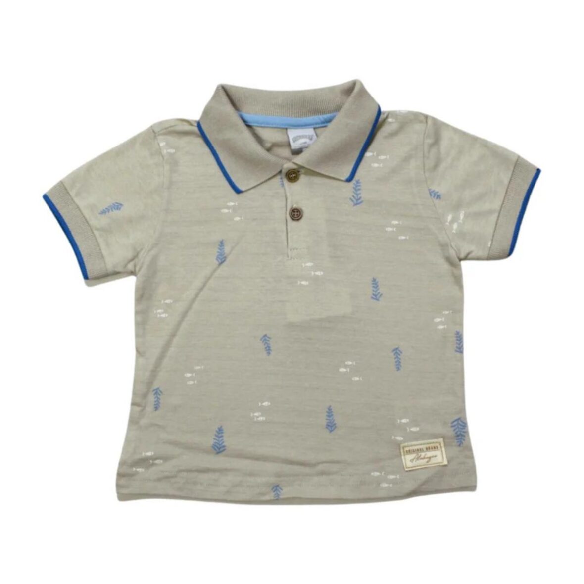 Polo Manga Curta Estampada 39969 – Alakazoo